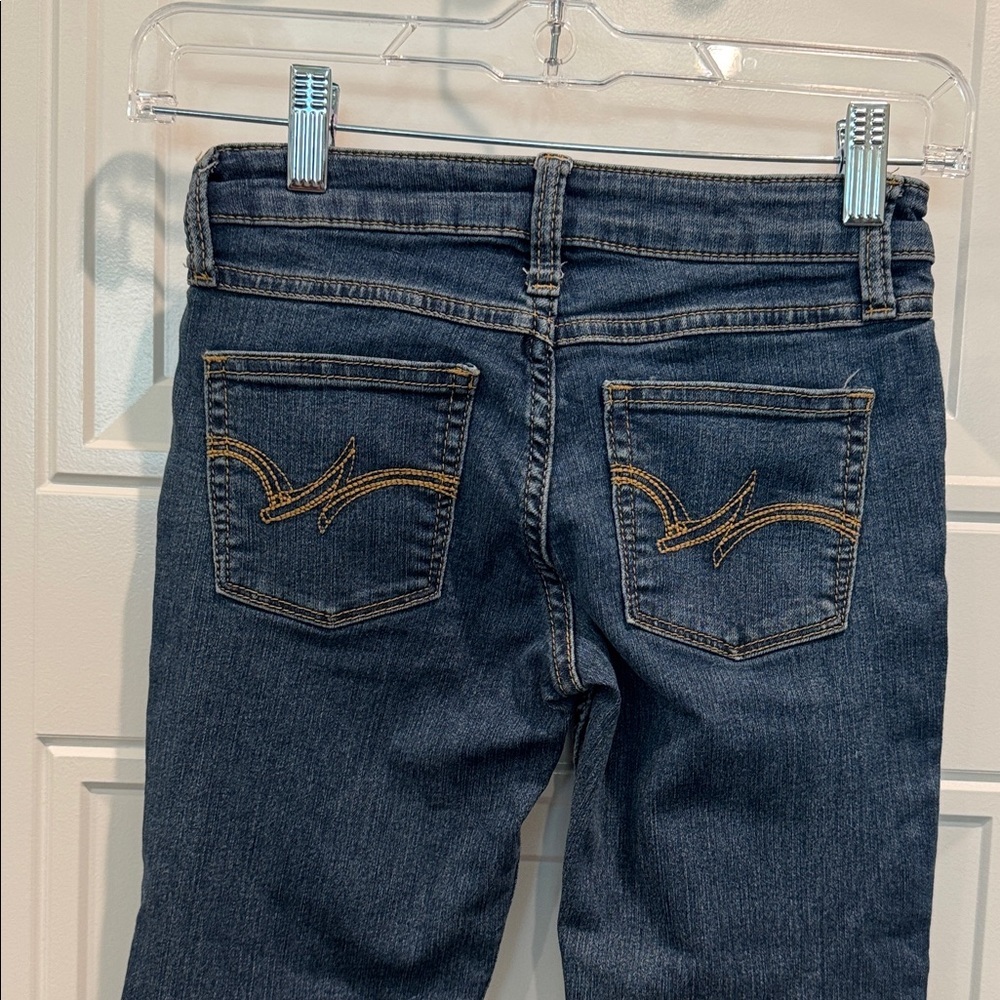 Wrangler Kids Dark Wash Bootcut Jeans - Picture 4 of 6